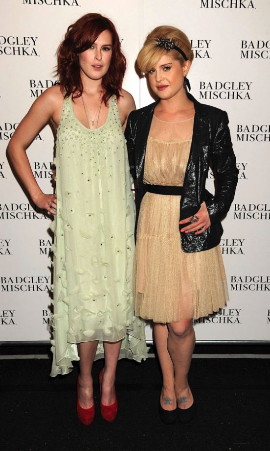 Rumer Willis And Kelly Osbourne At The Badgley Mischka Autumn/Winter 2011 Fashion Show