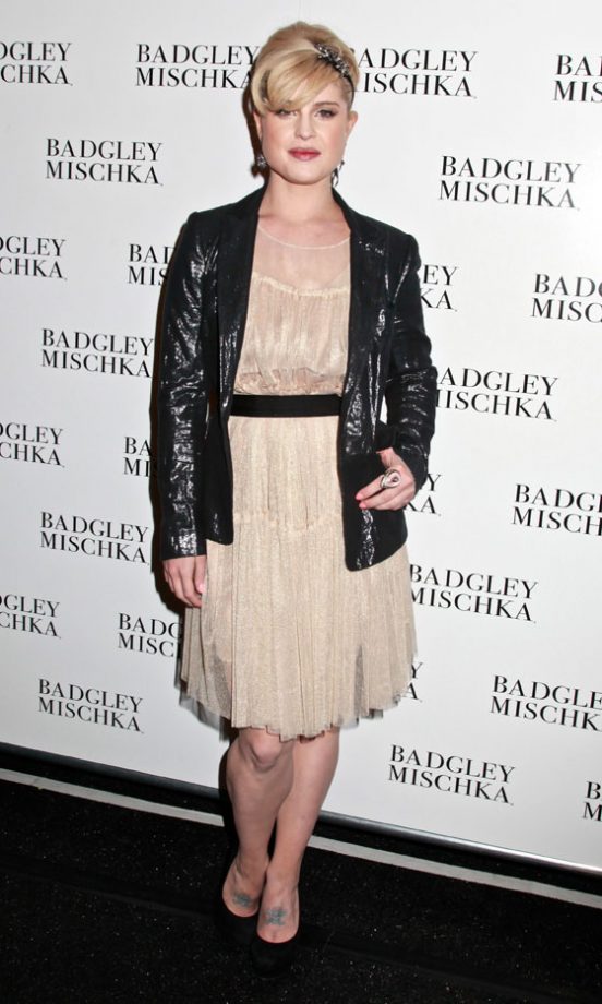 Kelly Osbourne At The Badgley Mischka Autumn/Winter 2011 Fashion Show