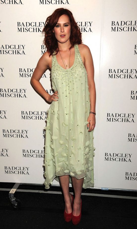 Rumer Willis At The Badgley Mischka Autumn/Winter 2011 Fashion Show