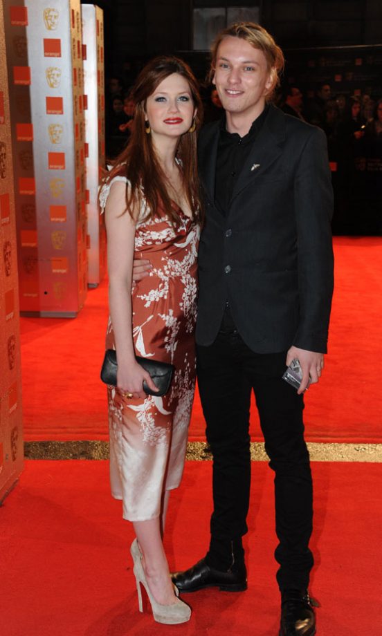 Bonnie Wright And Jamie Campbell Bower At The Bafta Awards 2011