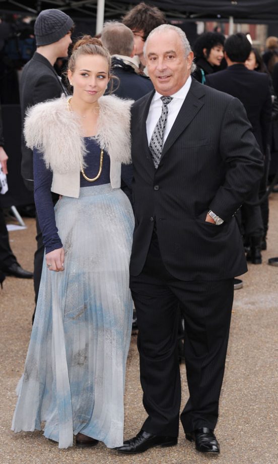 Chloe Green And Phillip Green At The Burberry Autumn/Winter 2011 Fashion Show