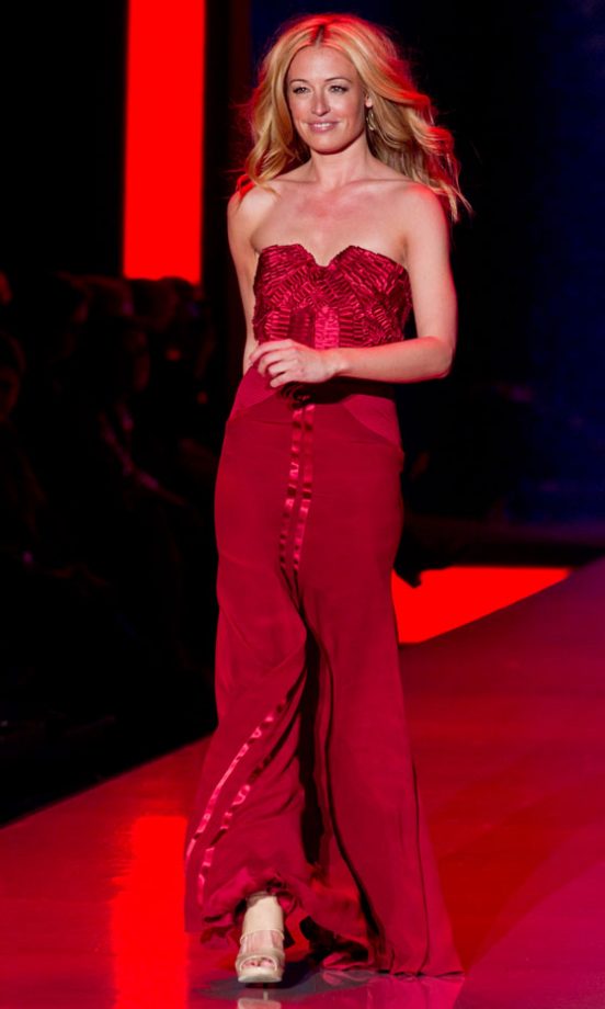 Cat Deeley At The Heart Truth's Red Dress Fashion Show 2011