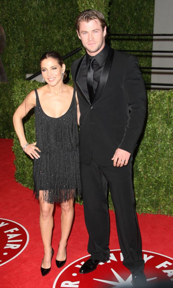 Elsa Pataky And Chris Hemsworth At The Vanity Fair Oscar After-Party 2011