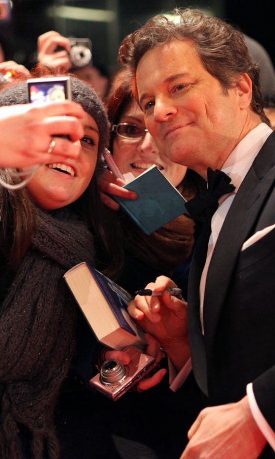 Colin Firth At The BAFTA Awards 2011