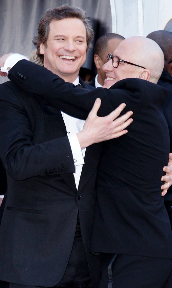 Colin Firth And Geoffrey Rush At The Oscars 2011