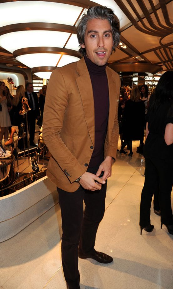 George Lamb At The Harrods Shoe Salon Launch