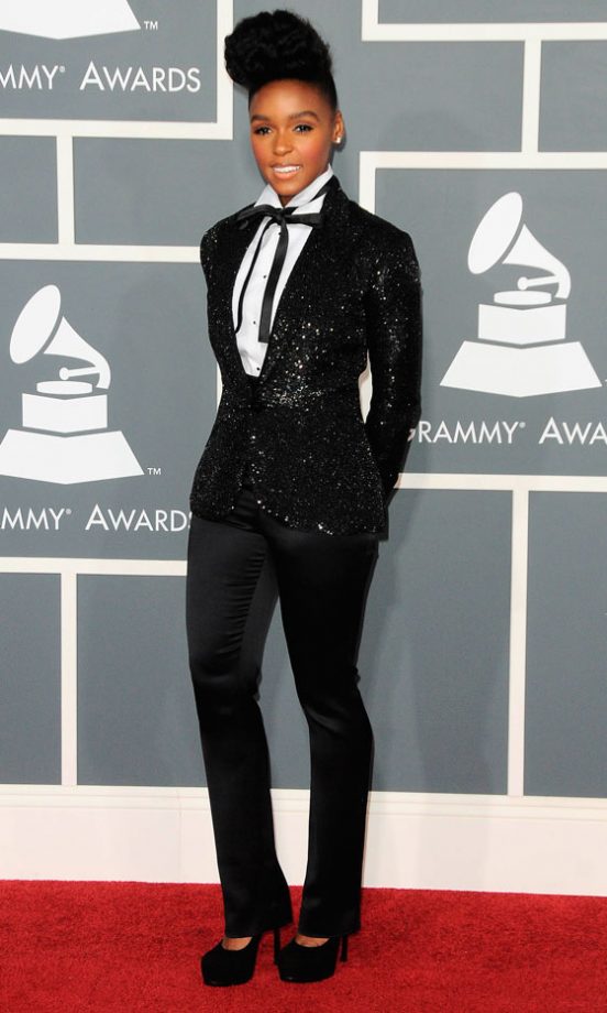 Janelle Monae At The Grammy Awards 2011