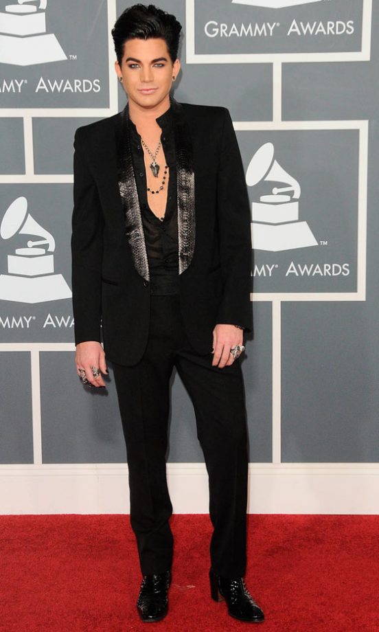 Adam Lambert At The Grammy Awards 2011