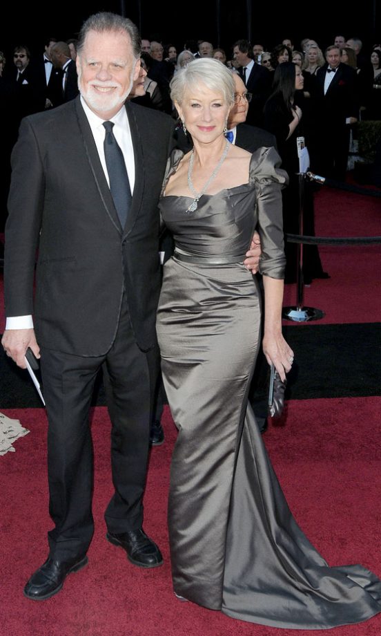Helen Mirren And Taylor Hackford At The Oscars 2011