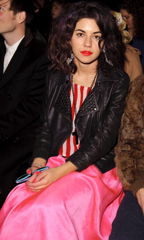 Marina Diamandis At The Issa Autumn/Winter 2011 Fashion Show