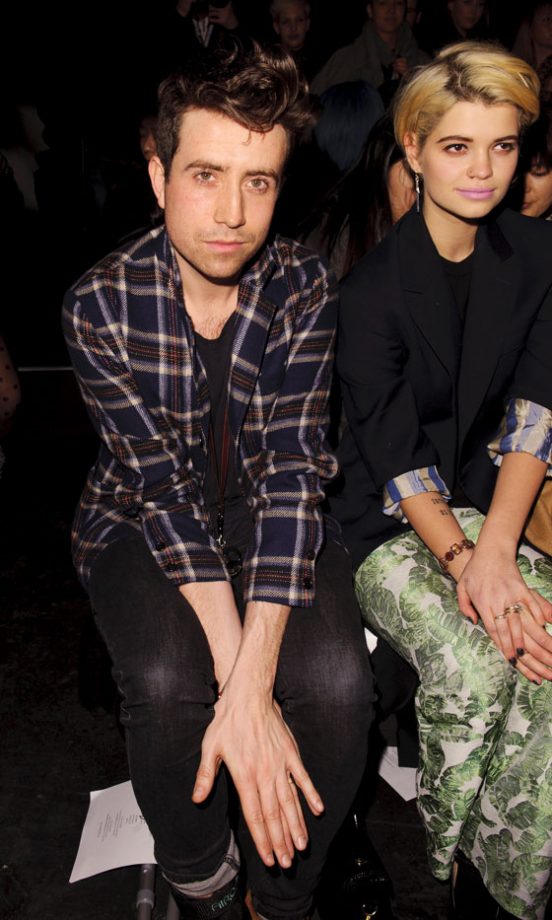 Nick Grimshaw And Pixie Geldof At The Issa Autumn/Winter 2011 Fashion Show