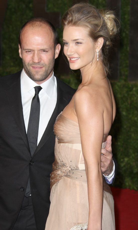 Jason Statham And Rosie Huntington-Whiteley At The Vanity Fair Oscar After-Party 2011