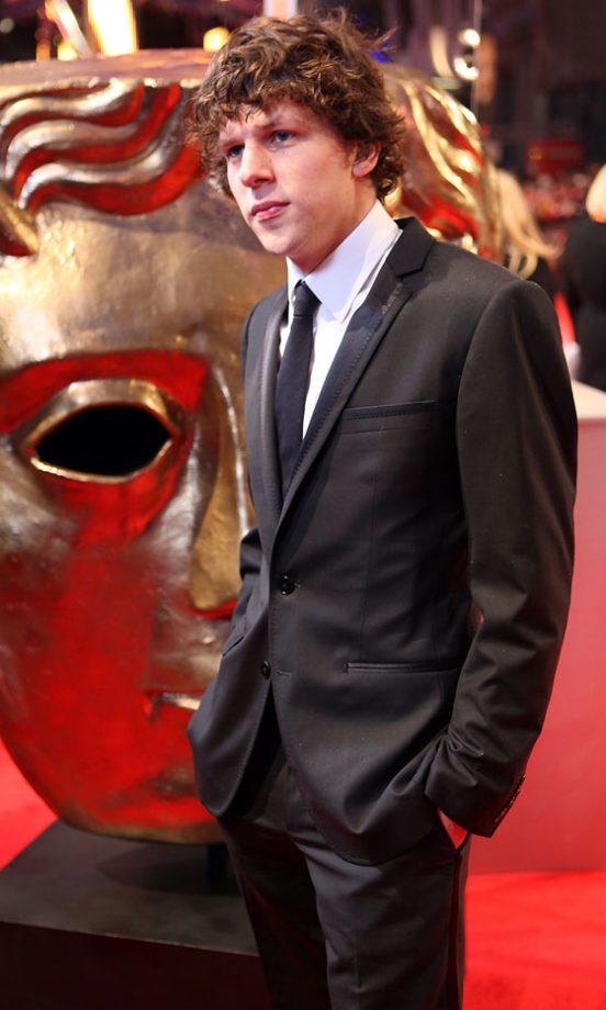 Jesse Eisenberg At The Bafta Awards 2011