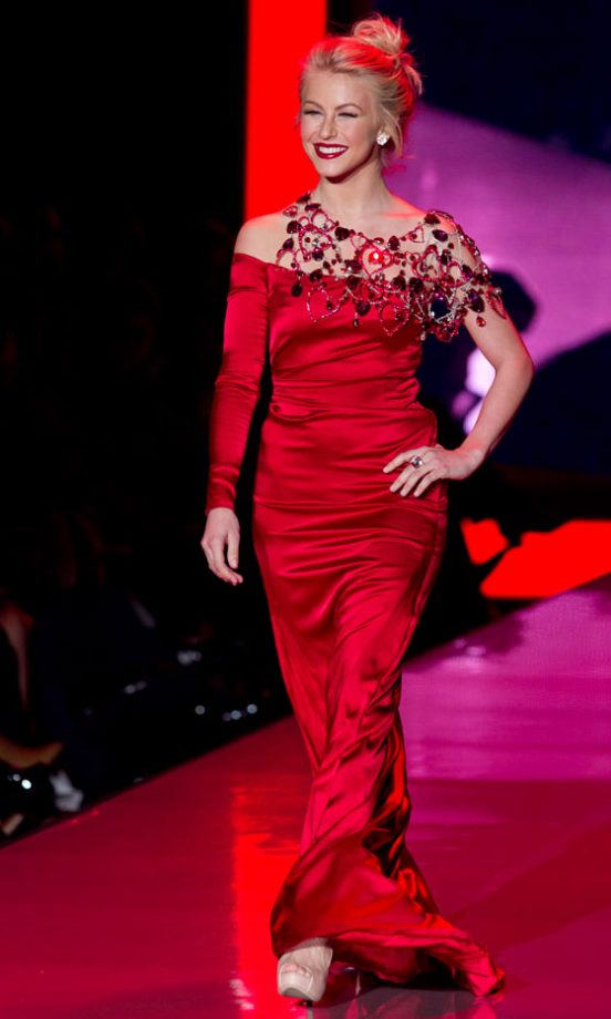 Julianne Hough At The Heart Truth's Red Dress Fashion Show 2011
