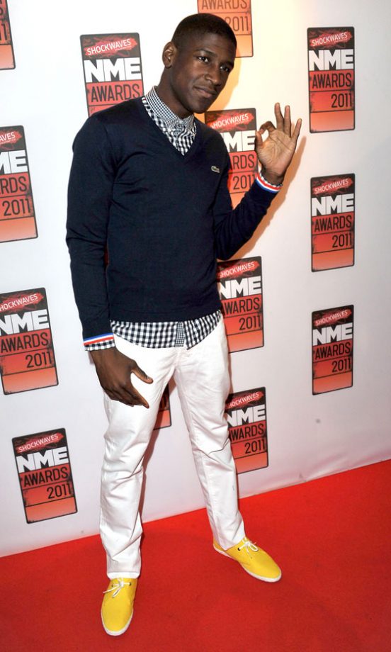 Labrinth Wearing Lacoste At The NME Awards 2011
