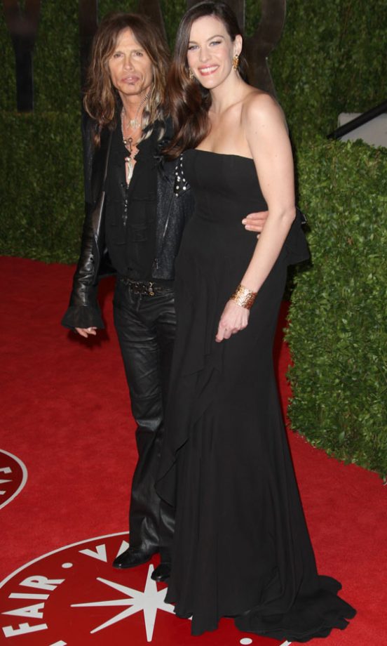 Steven Tyler And Liv Tyler At The Vanity Fair Oscar After-Party 2011