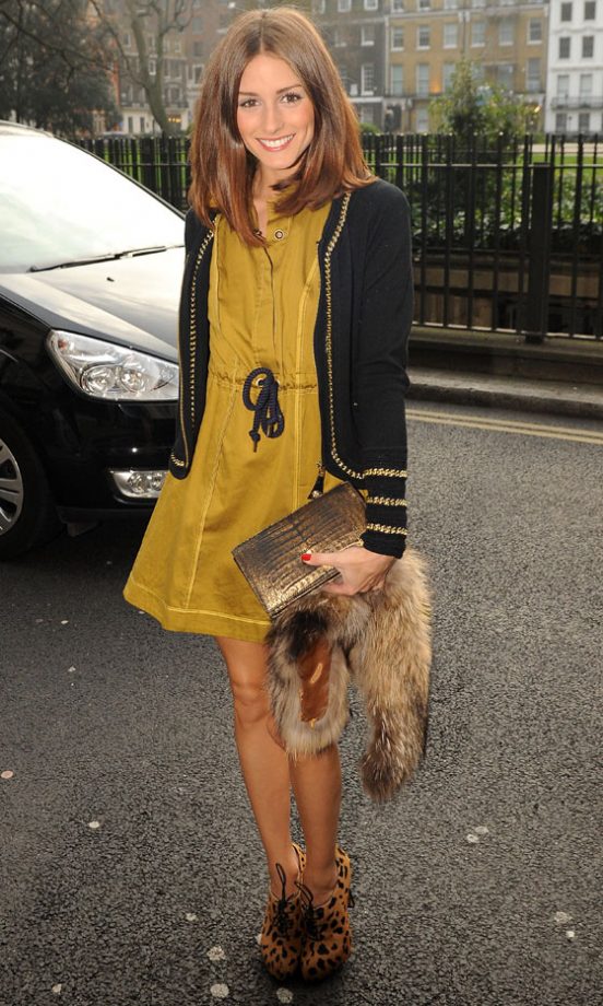 Olivia Palermo Leaving The LOOK Spring/Summer 2011 Fashion Show