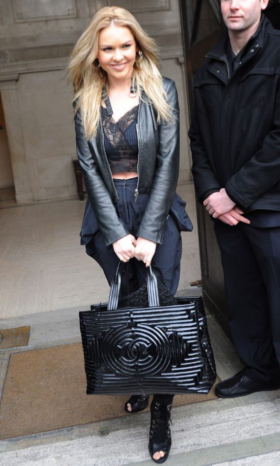 Zoe Salmon Leaving The LOOK Spring/Summer 2011 Fashion Show