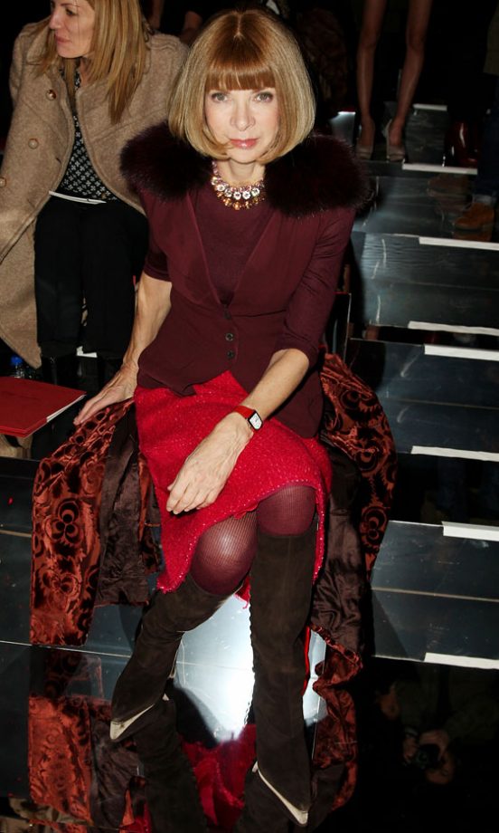 Anna Wintour At The Marc Jacobs Autumn/Winter 2011 Fashion Show