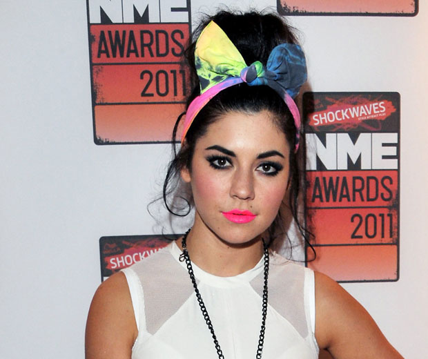 Check out Marina Diamandis' amazing fluoro lipstick at the NME Awards 2011 and get a step-by-step guide on how to create the look with our make-up how to video