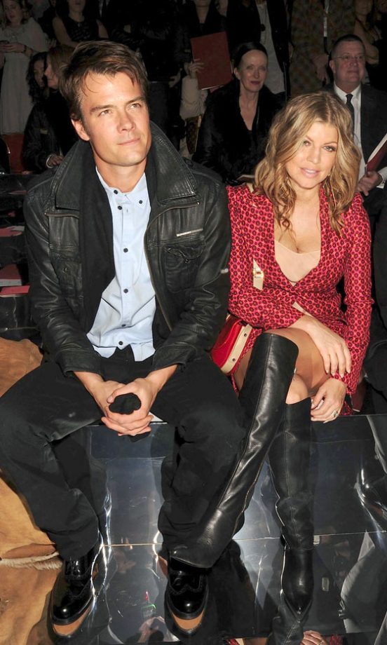 Josh Duhamel And Fergie At The Marc Jacobs Autumn/Winter 2011 Fashion Show