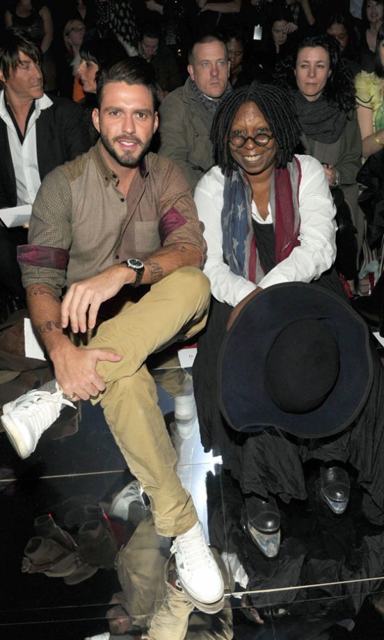 Lorenzo Martone And Whoopi Goldberg At The Marc Jacobs Autumn/Winter 2011 Fashion Show