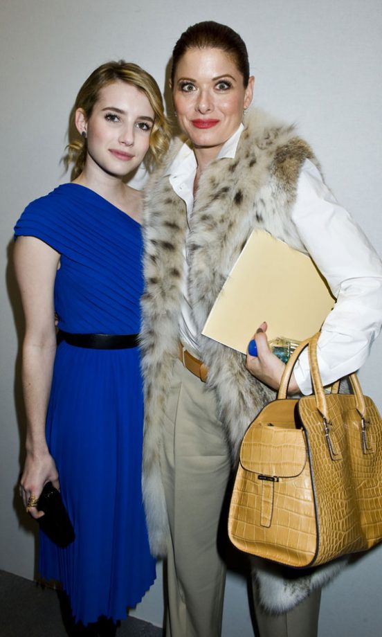 Emma Roberts And Debra Messing At The Michael Kors Autumn/Winter 2011 Fashion Show