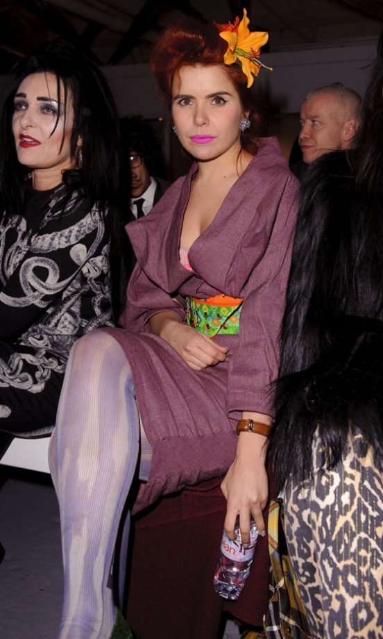 Paloma Faith At The Pam Hogg Autumn/Winter 2011 Fashion Show