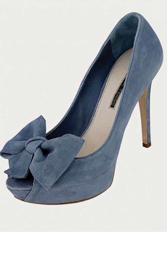 Pied A Terre Blue Shoes, £140 - In Store Only