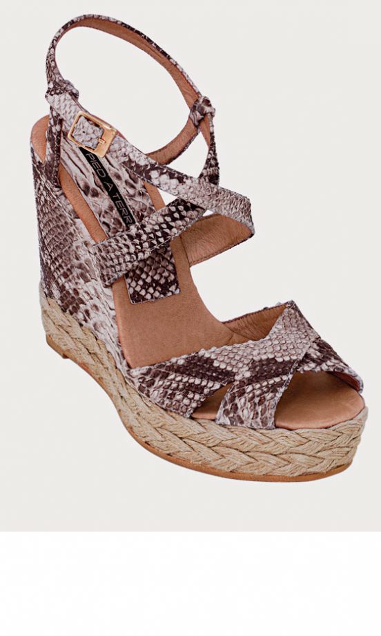 Pied A Terre Snakeskin Wedges, £140 - In Store Only