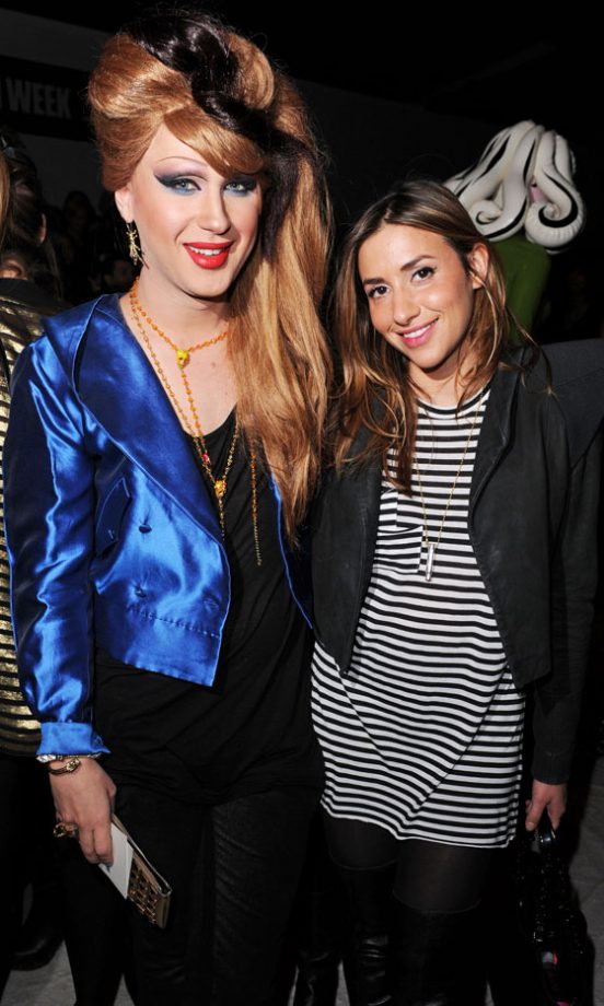 Jodie Harsh And Melanie Blatt At The PPQ Autumn/Winter 2011 Fashion Show