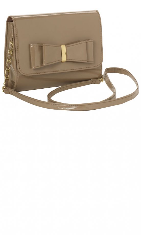 We Adore Primark’s Patent Bow Bag, £5