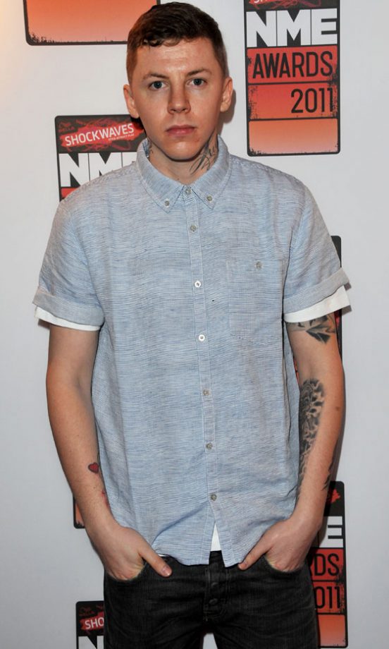 Professor Green At The NME Awards 2011