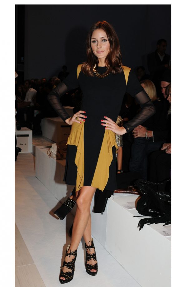 Olivia Palermo Wearing Charlotte Olympia Shoes At Matthew Williamson SS11, 2010