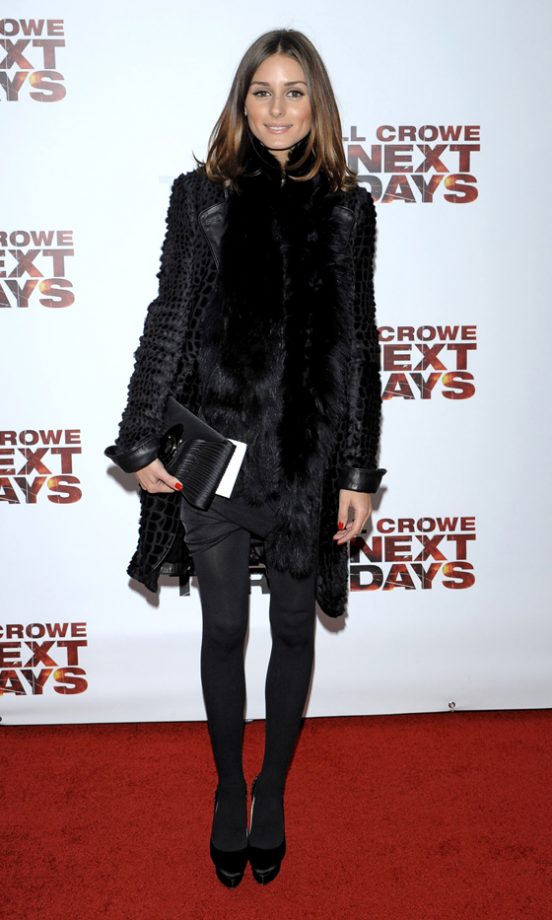 Olivia Palermo Layers Up With Different Textures, 2010