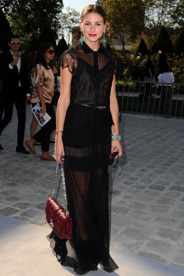 Olivia Palermo Looks Chic In Christian Dior During Paris Fashion Week, 2012