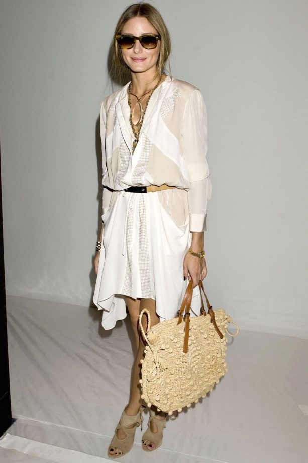 Olivia Palermo Keeps Cool With A Neutral Look During New York Fashion Week, 2013