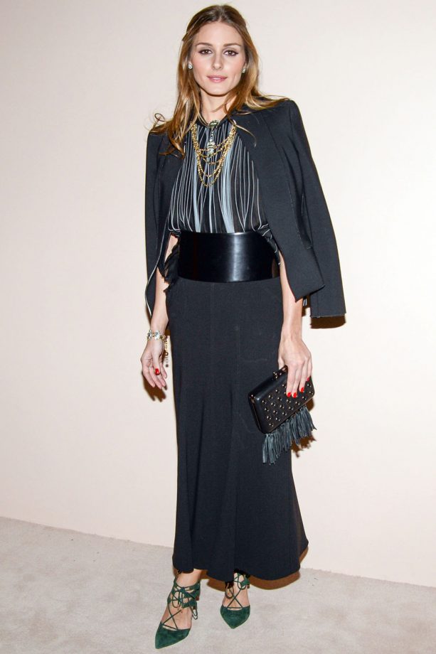 Olivia Palermo Is All In Black Out And About In New York, 2013