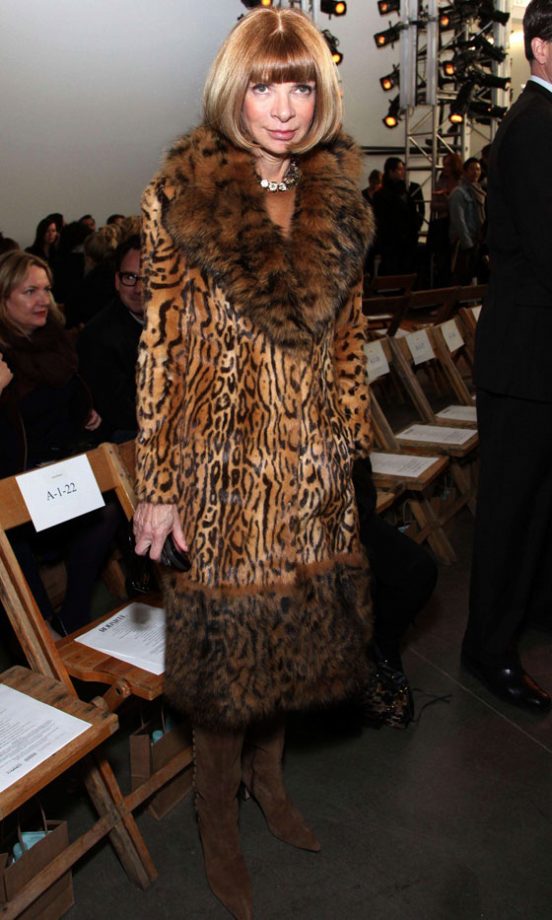 Anna Wintour At The Rodarte Autumn/Winter 2011 Fashion Show