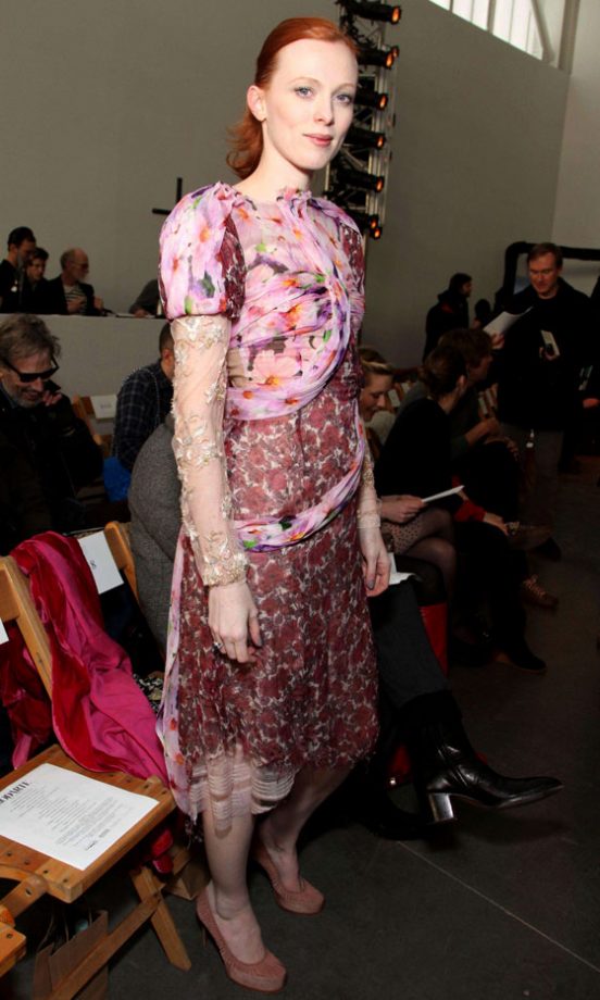 Karen Elson At The Rodarte Autumn/Winter 2011 Fashion Show
