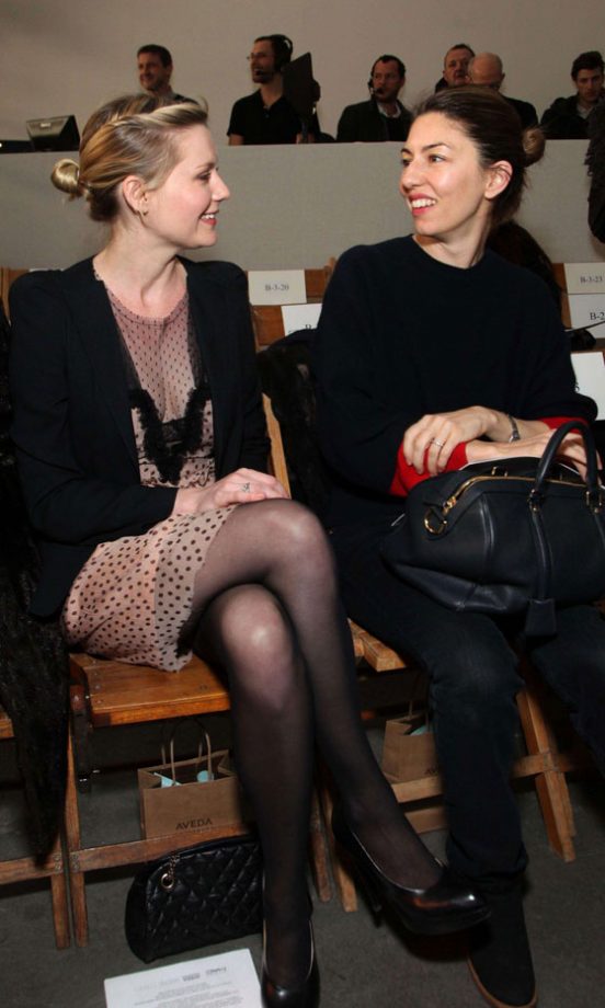 Kirsten Dunst And Sofia Coppola At The Rodarte Autumn/Winter 2011 Fashion Show