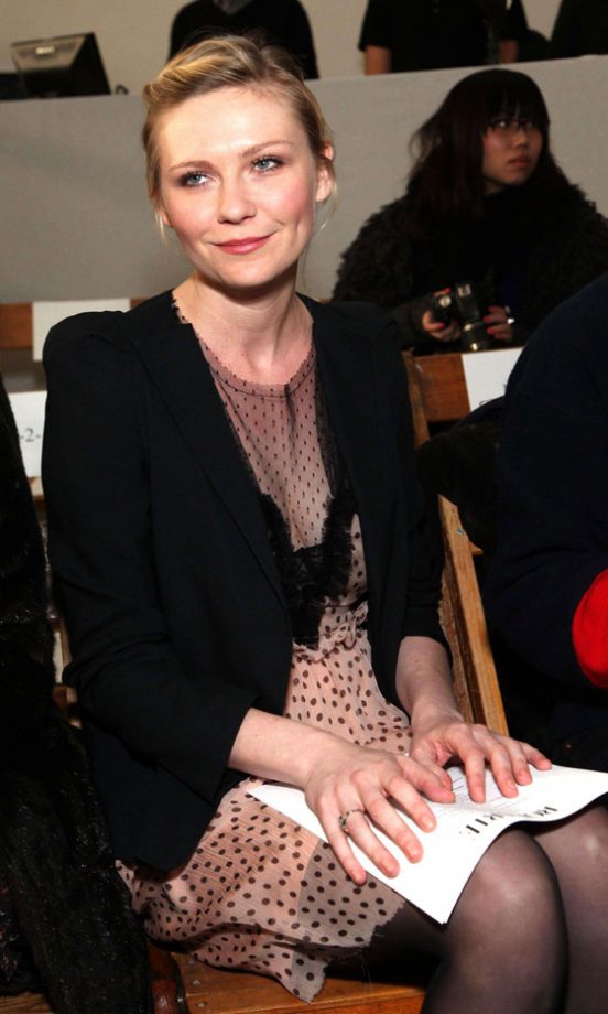 Kirsten Dunst At The Rodarte Autumn/Winter 2011 Fashion Show