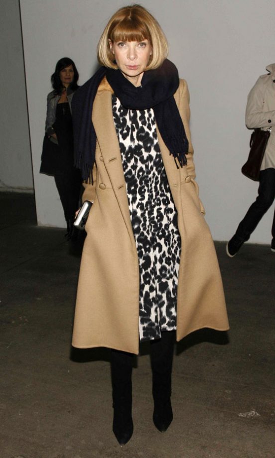 Anna Wintour At The Simon Spurr Autumn/Winter 2011 Fashion Show