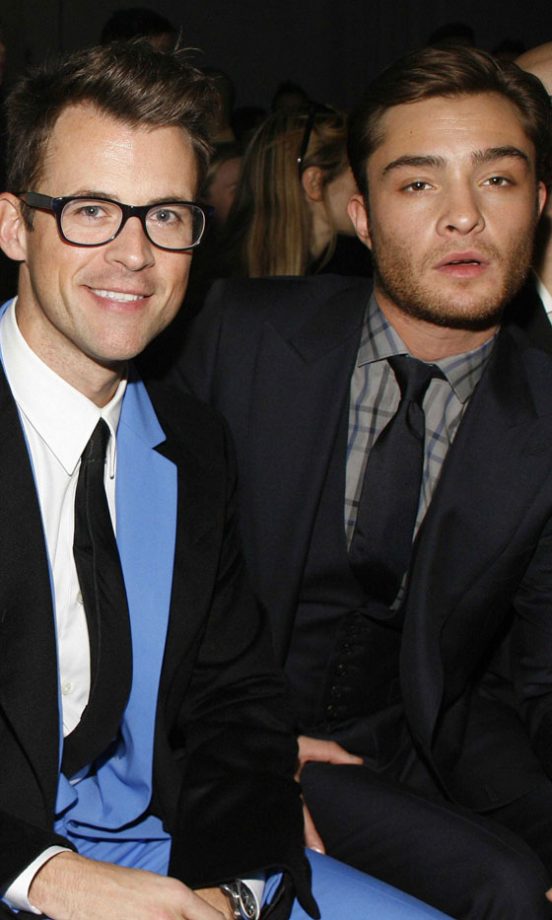 Brad Goreski And Ed Westwick At The Simon Spurr Autumn/Winter 2011 Fashion Show