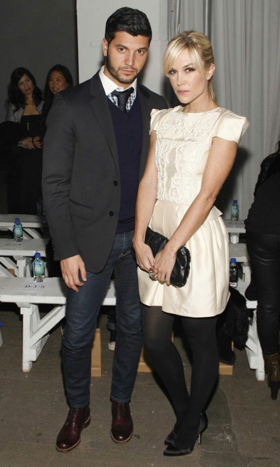 Brian Mazza And Tinsley Mortimer At The Simon Spurr Autumn/Winter 2011 Fashion Show