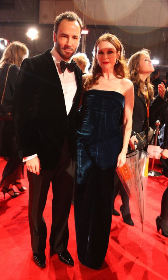 Tom Ford And Julianne Moore At The BAFTA Awards 2011