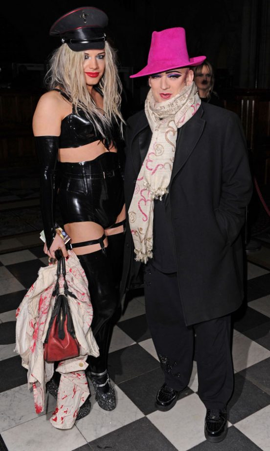 Boy George At The Vivienne Westwood Autumn/Winter 2011 Fashion Show