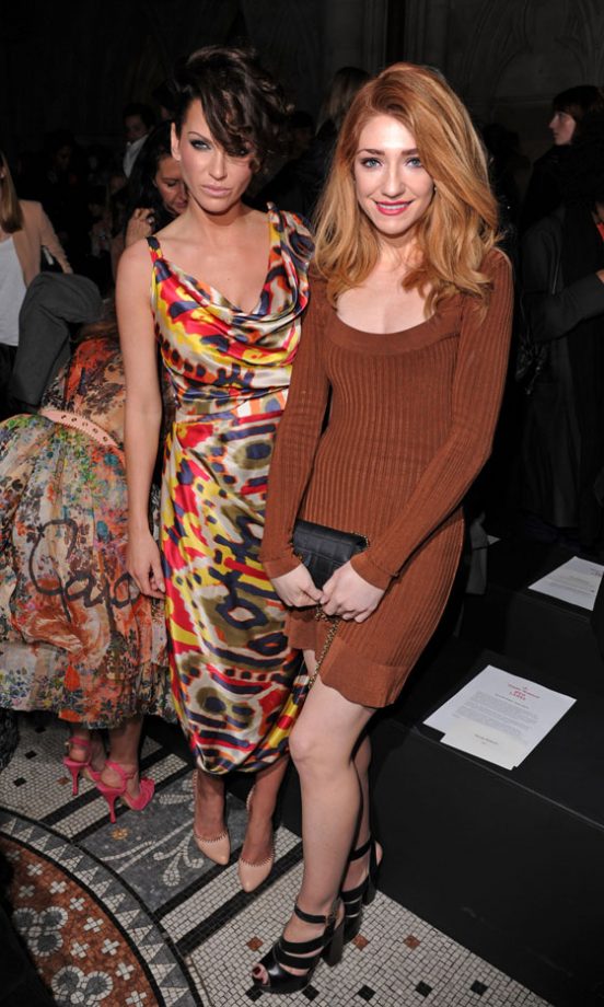 Sarah Harding And Nicola Roberts At The Vivienne Westwood Autumn/Winter 2011 Fashion Show