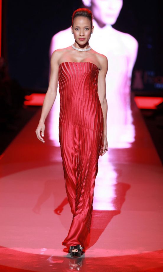 Dania Ramirez At The Heart Truth's Red Dress Fashion Show 2011