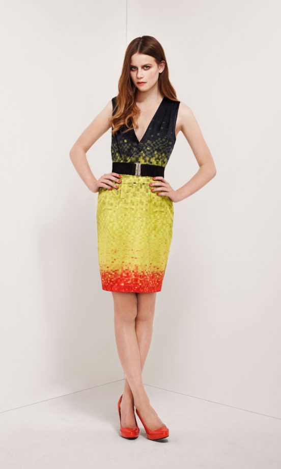 We Love This Pixelated Print Dress By Karen Millen For Spring/Summer 2011